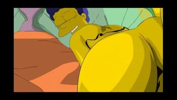 Noche de pasión y sexo entre Marge y Homer Simpsons