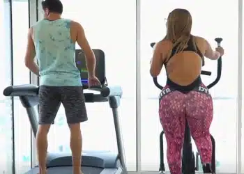 Se conocen en el gimnasio y se van juntos a follar